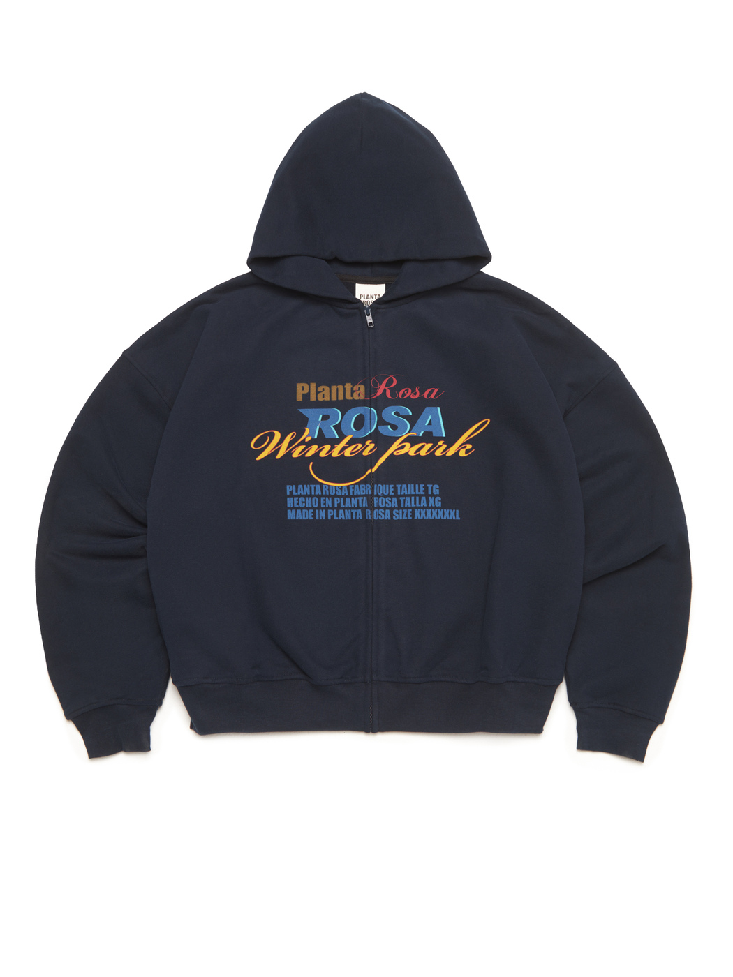 BLAZING-FIRE ZIP HOODIE 370-DARKBLUE VELVET