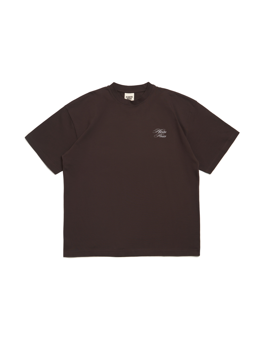 ELEGANCY SIGN T-SHIRT 250-CHOCOLATE