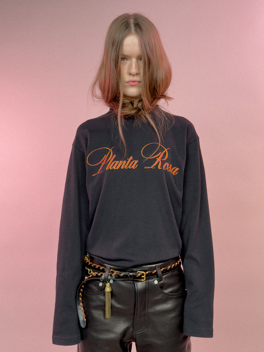 ITALIC RED LONG SLEEVE