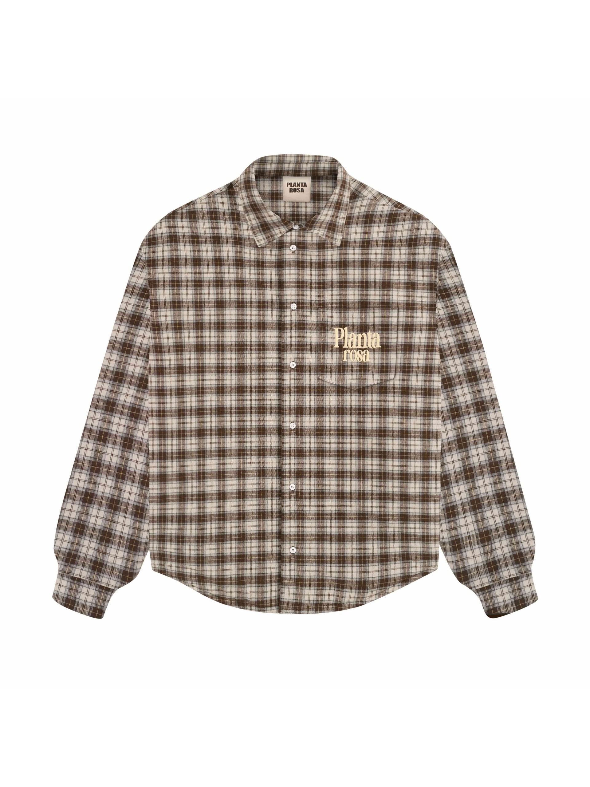 ROSA SHIRT - CARAMEL TATTERSALL