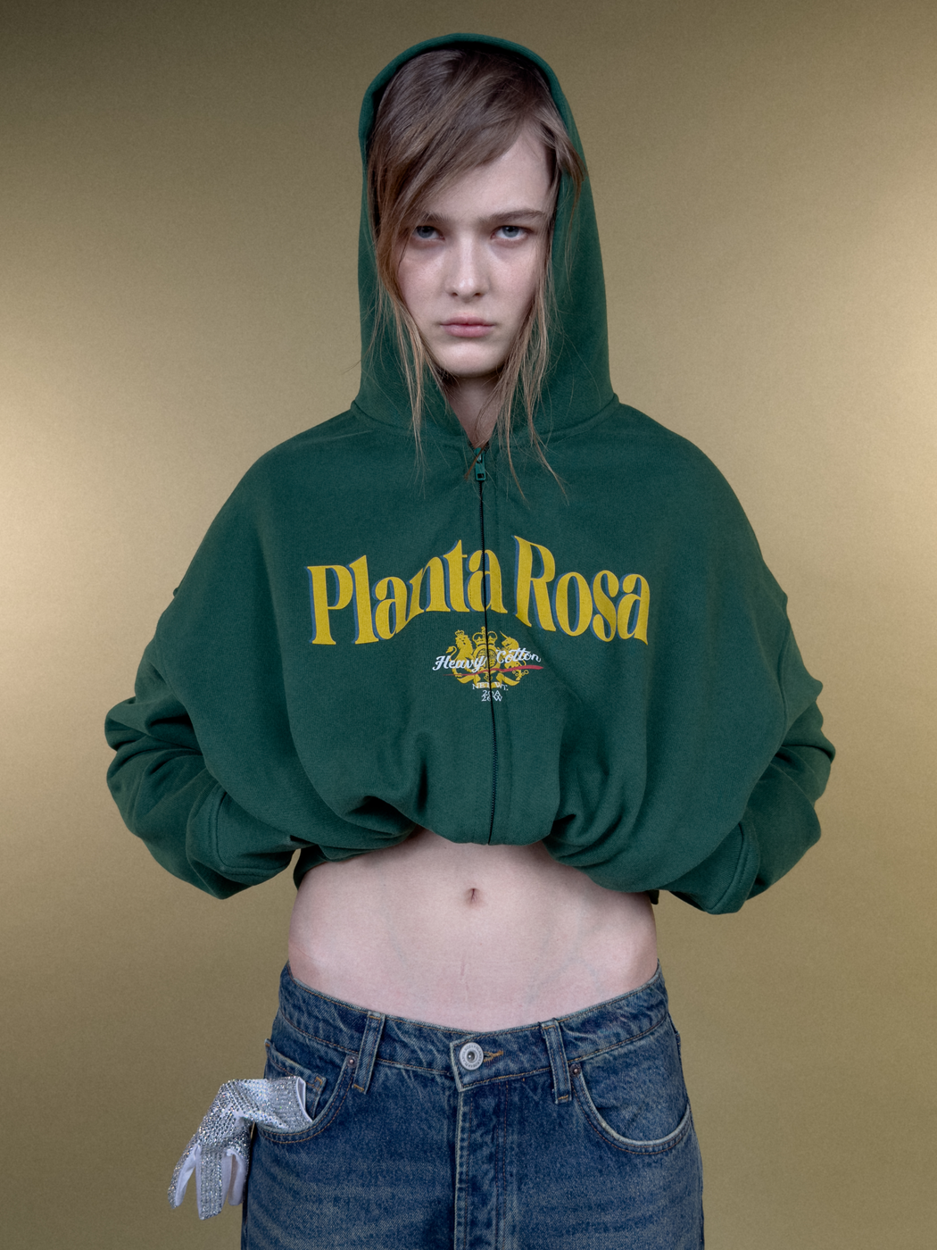 CLASSIC-BOLD ZIP HOODIE