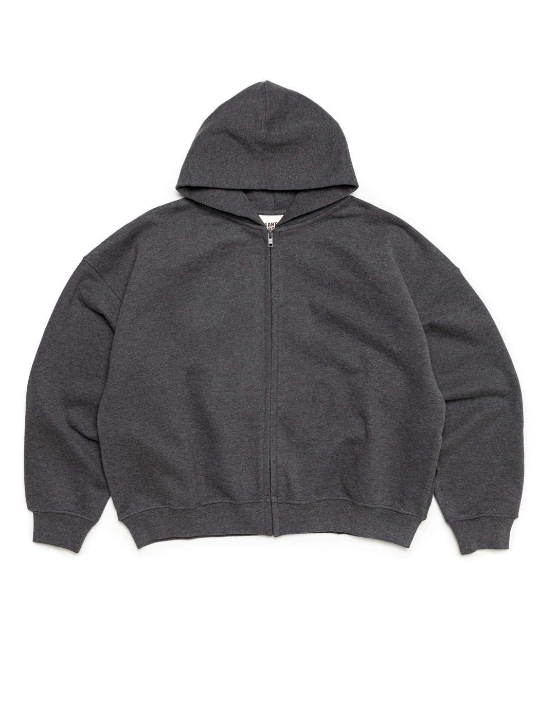 ZIP HOODIE 470-DARK GREY VELVET
