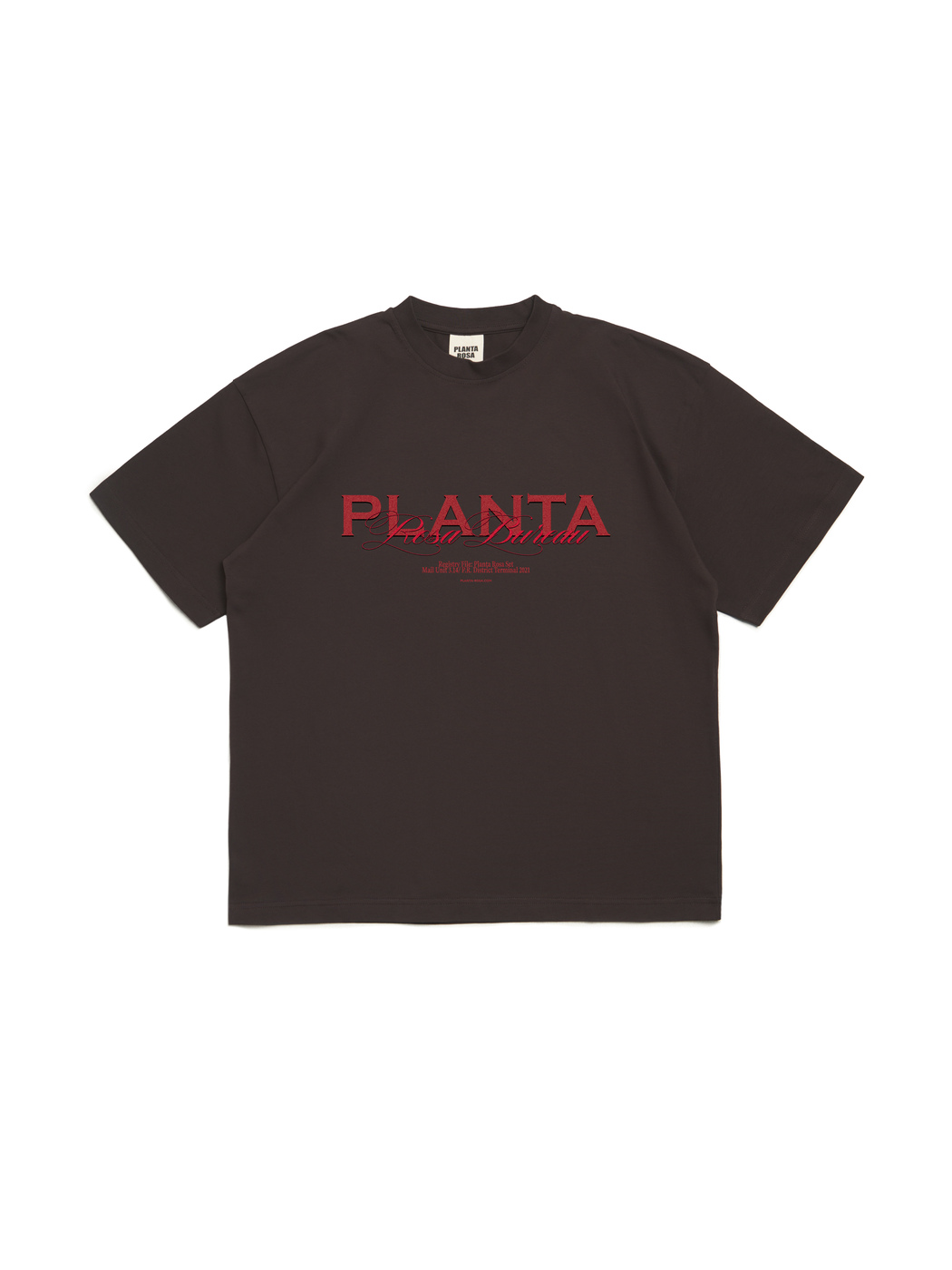 ROSA-BUREAU T-SHIRT 250-CHOCOLATE