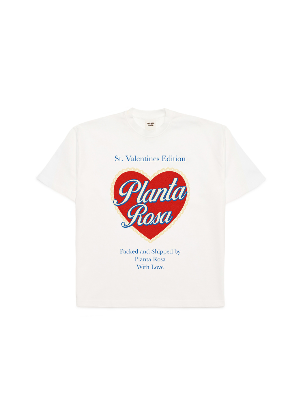 DENTELLE-HEART T-SHIRT 220-VANILLA VELVET