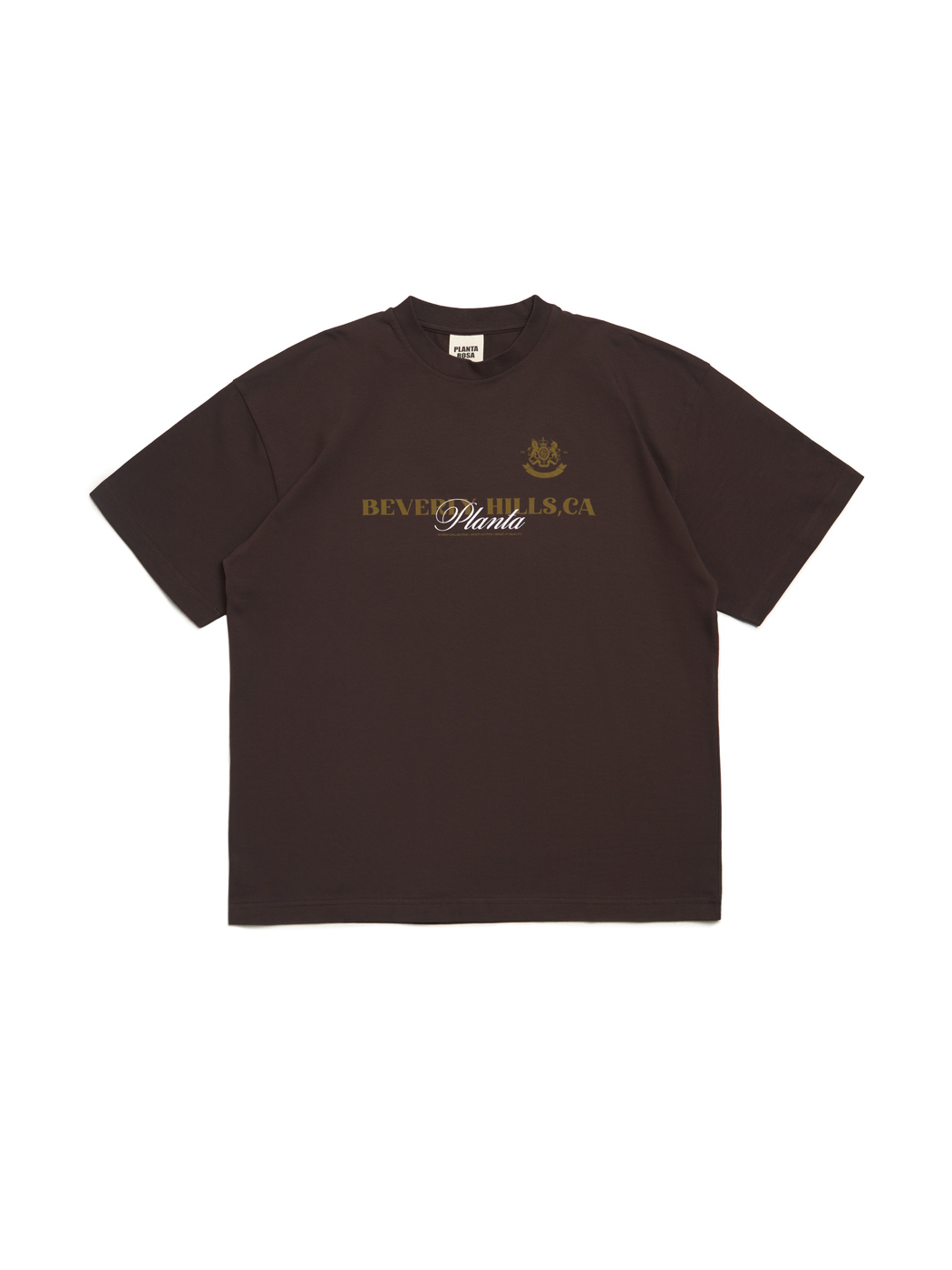 BEVERLY-CLASSIC T-SHIRT 250-CHOCOLATE