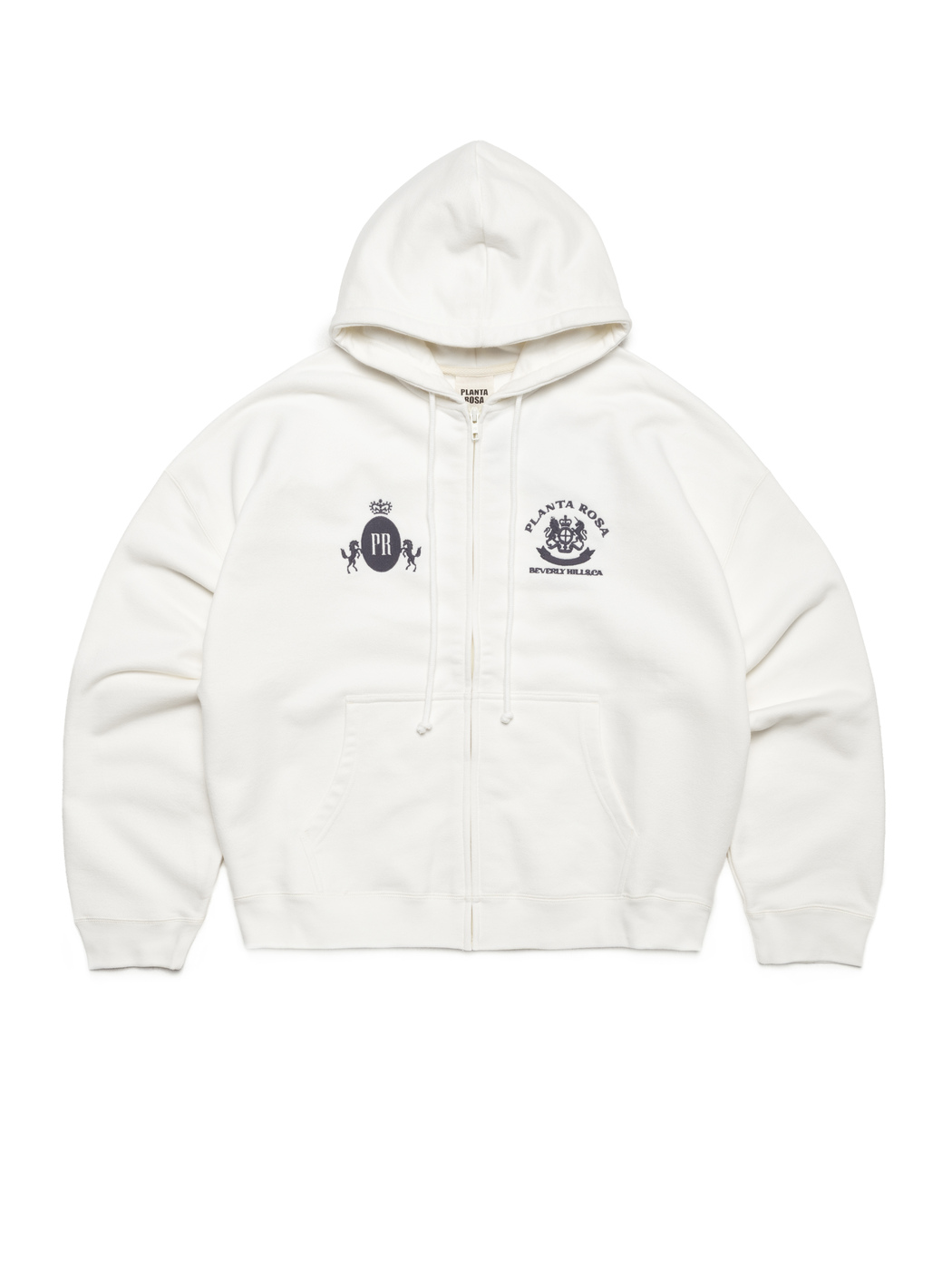 BLAZON DUPLEX ZIP HOODIE 370-VANILLA VELVET