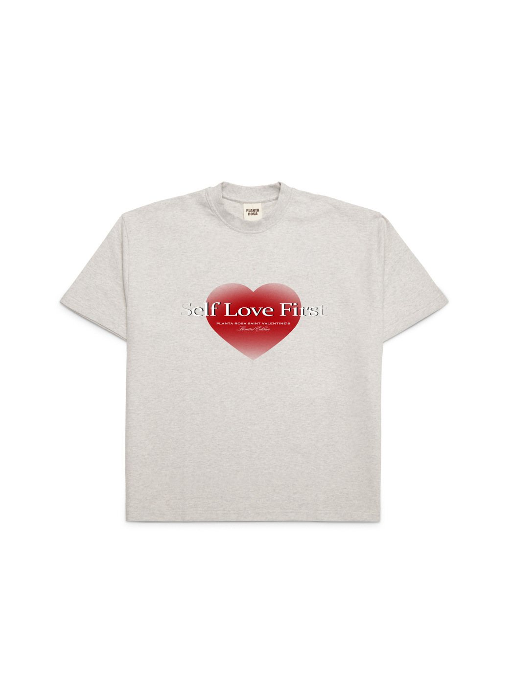 LOVE-FIRST T-SHIRT 250-VANILLAGREY VELVET
