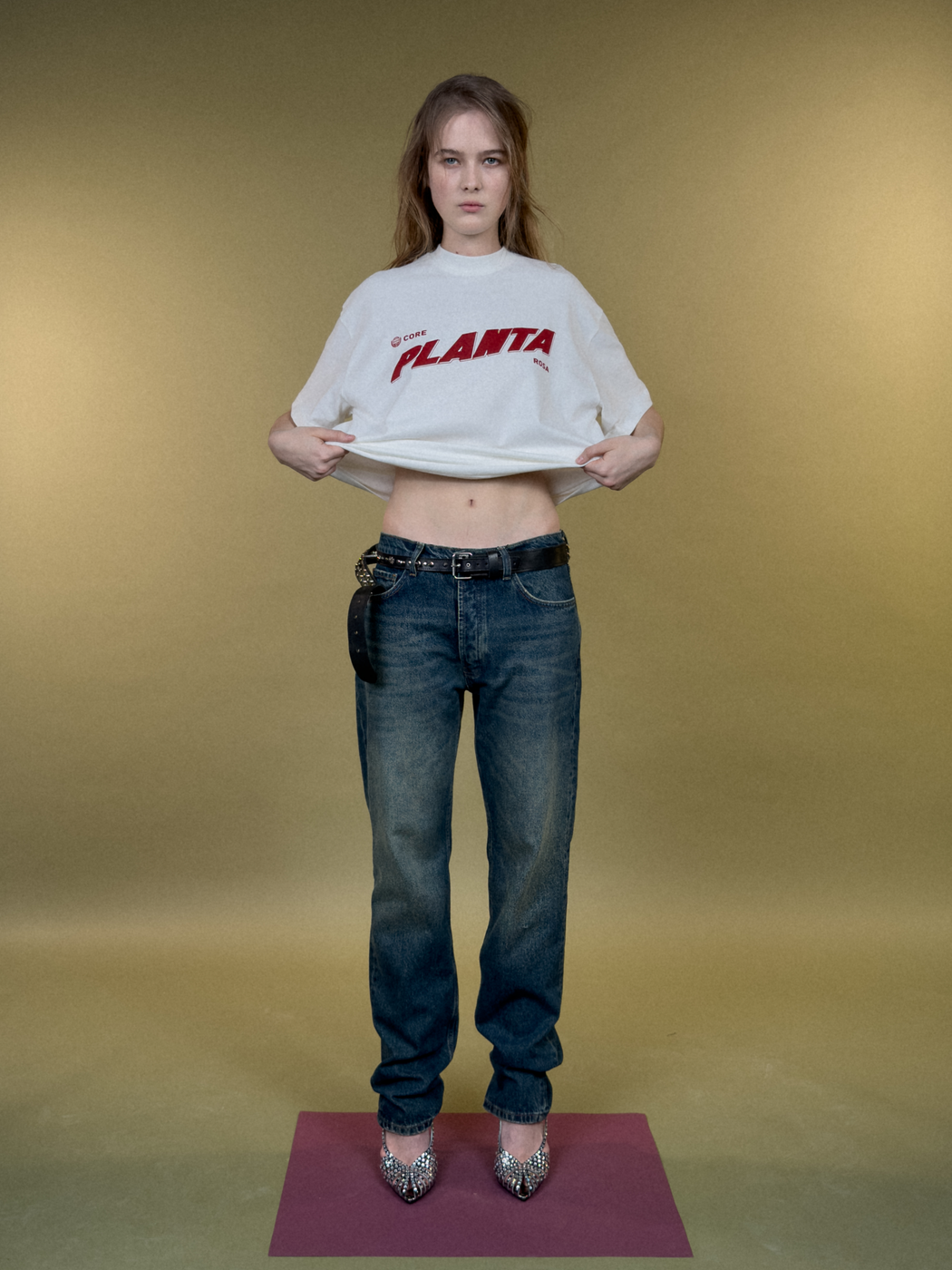 RED-CORRESPONDENCE T-SHIRT