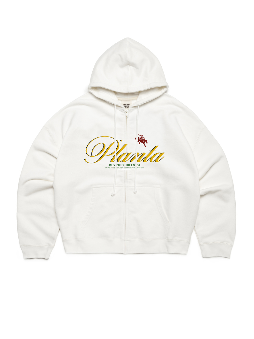 RODEO-ITALIC ZIP HOODIE 370-VANILLA VELVET