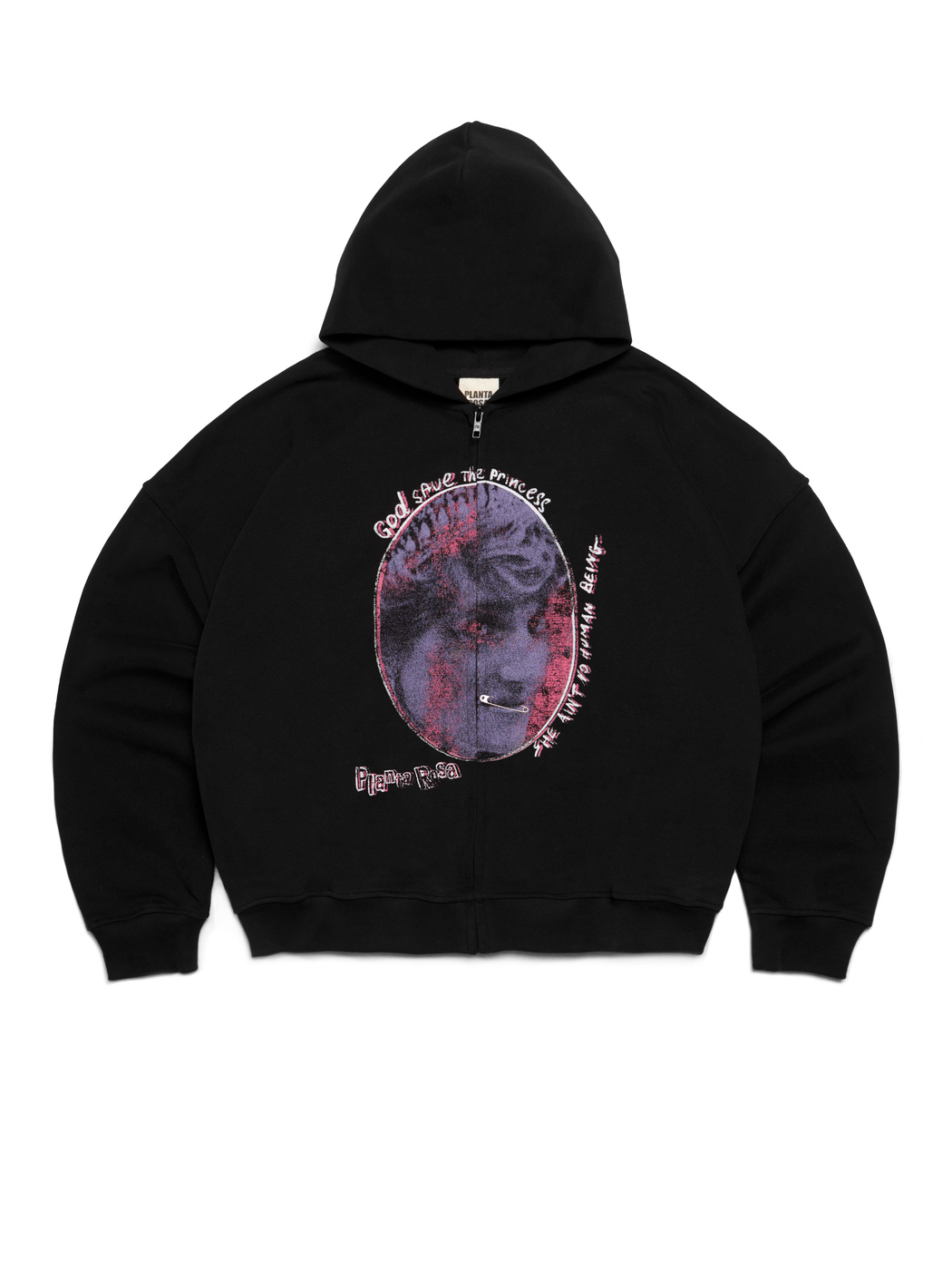 DIANA ZIP HOODIE 470-BLACK VELVET