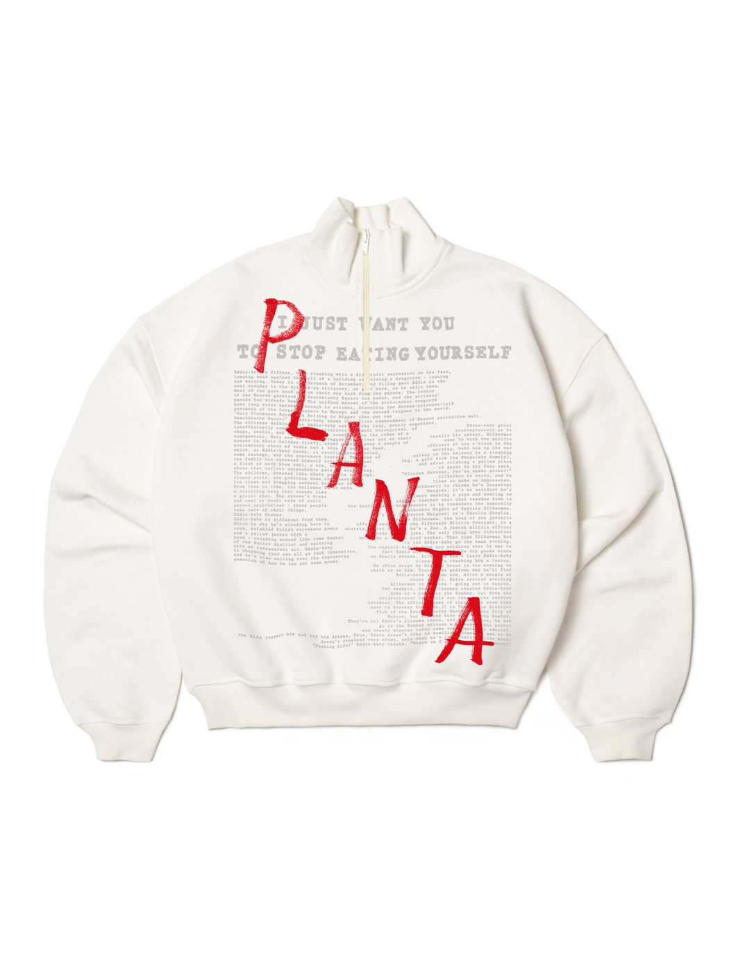 NEWSPAPER ANORAK 400-VANILLA VELVET