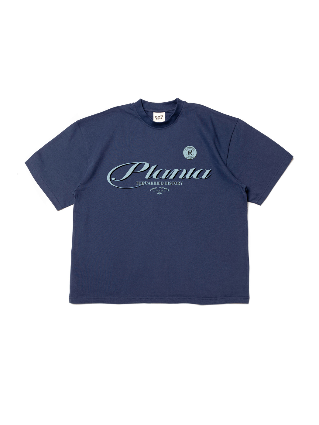 CARRIED-HISTORY T-SHIRT 250-INDIGO
