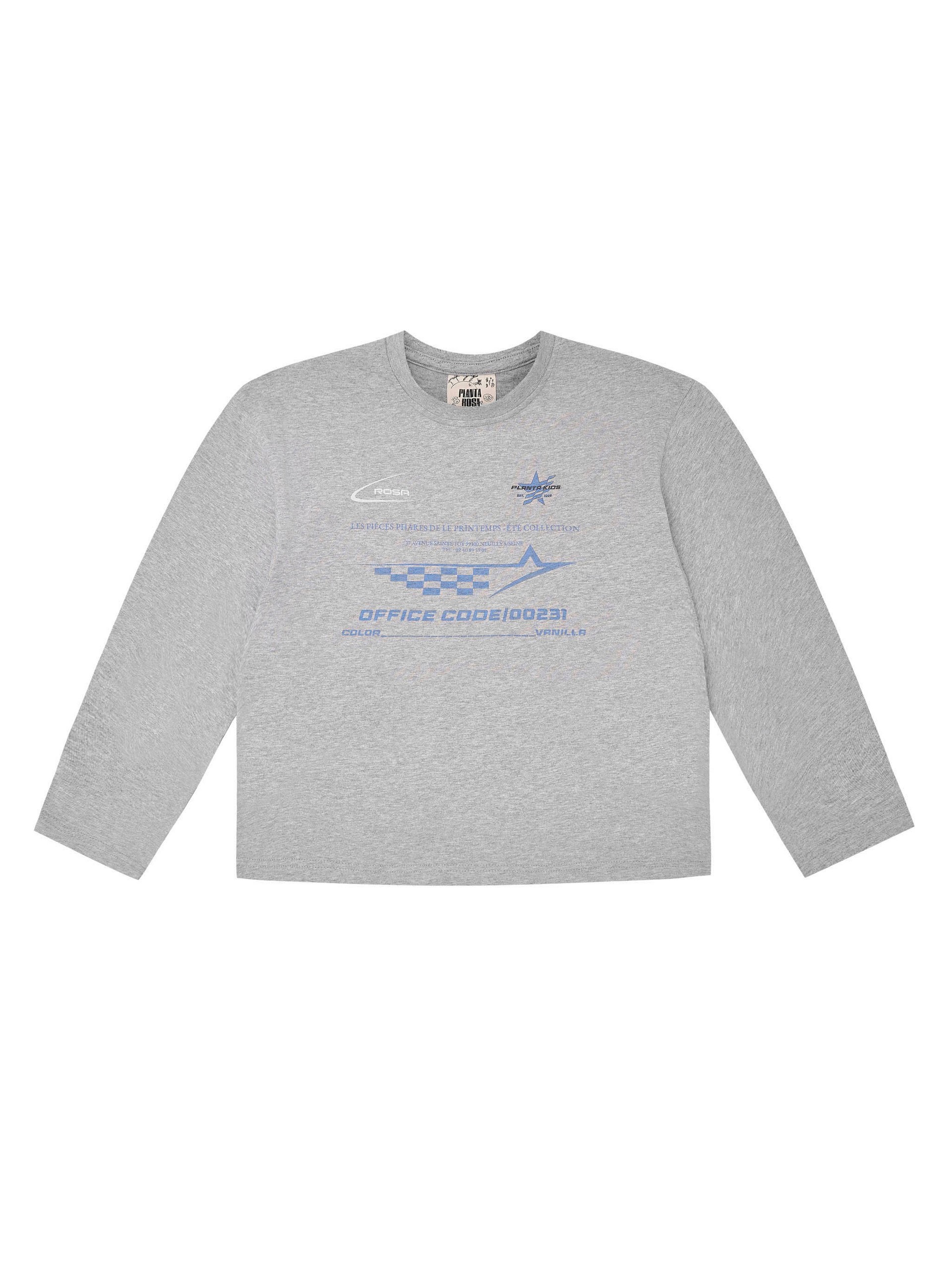 KIDS OFFICE LONG SLEEVE 250-GREY