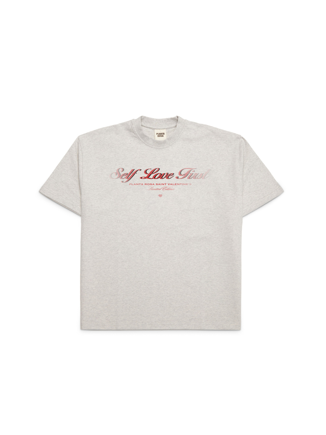 SELF-LOVE T-SHIRT 250-VANILLAGREY VELVET