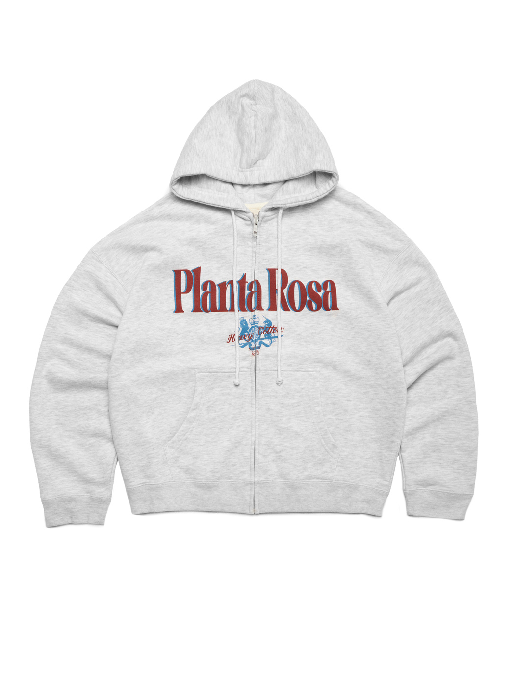 ROSA HILLS ZIP HOODIE 370-GREY VELVET